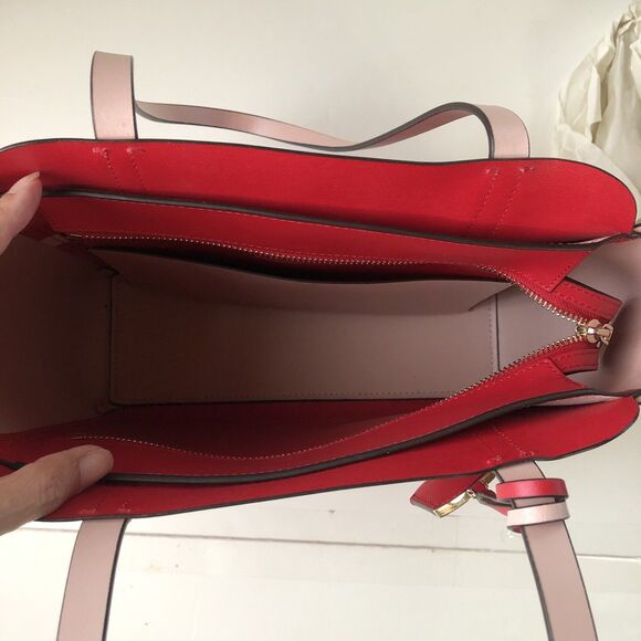 Kate Spade New York Small Red/Pink Tote - Picture 16 of 16